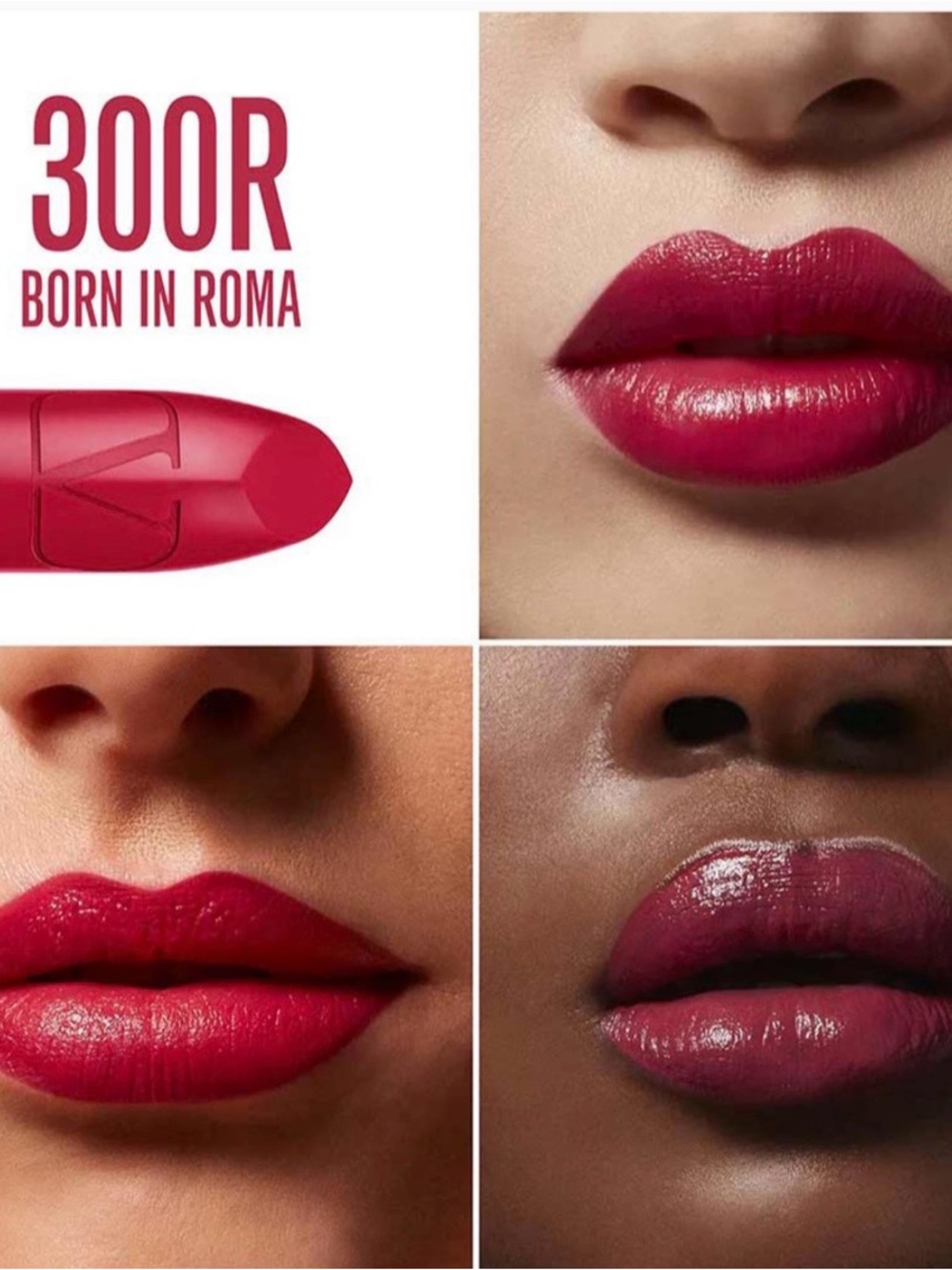 Valentino Rosso Valentino Satin Lipstick 300R Born in Roma - Red